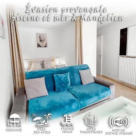 Evasion Provencale - Piscine Et Mer A Mandelieu Exterior photo